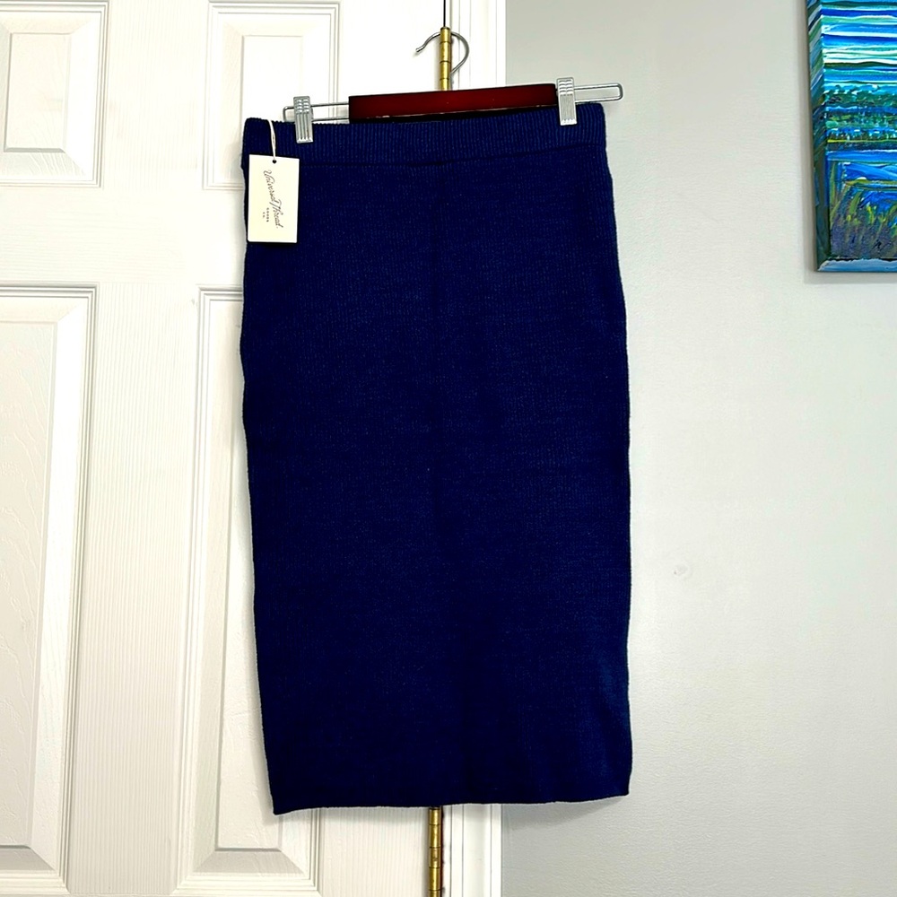 Universal Thread Blue Sweater Skirt Size M